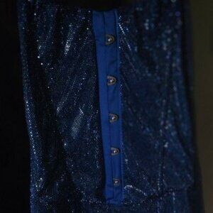 Bustier Blue Mini Dress